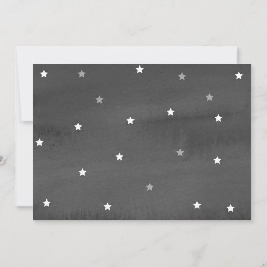 Rocket Preschool Afstuderen Fotouitnodiging Kaart (Achterkant)