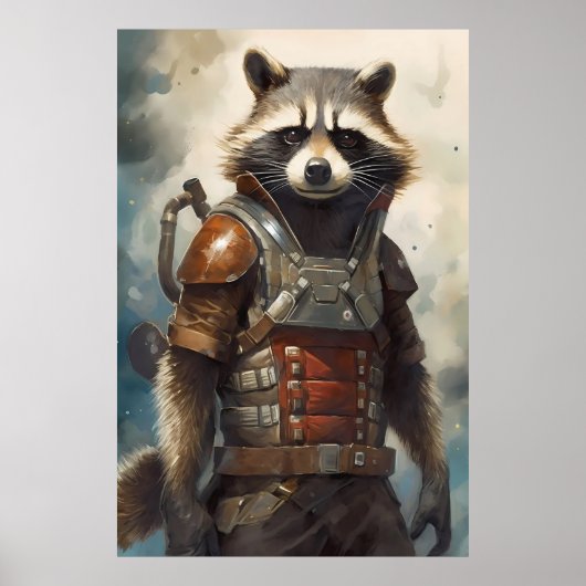 Rocket Raccoon Poster (Voorkant)