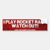 Rocket Race Bumpersticker (Voorkant)