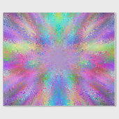 Rocket Rainbow Cadeaupapier (Vlak)