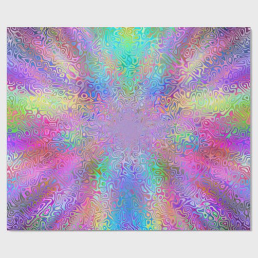 Rocket Rainbow Cadeaupapier (Vlak)