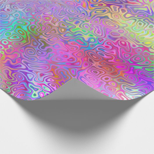 Rocket Rainbow Cadeaupapier (Hoek)