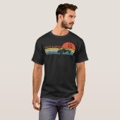 Rocket RC Soccer Car League Retro Style backha T-shirt (Voorkant volledig)