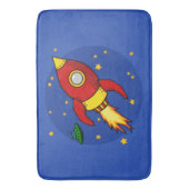Rocket Red Large Bath Mat (Voorkant Verticaal)