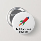 Rocket Ronde Button 5,7 Cm (Voorkant /achterkant)