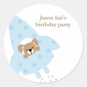 Rocket Ronde Sticker