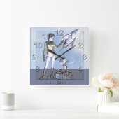 Rocket Science 101 Wall Clock Vierkante Klok (Huis)