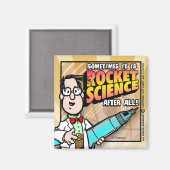 Rocket Science Magneet (Voorkant / Achterkant)