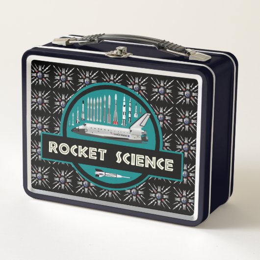 Rocket Science Metal Lunchbox (Voorkant)
