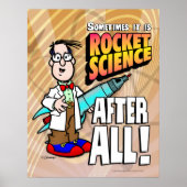 Rocket Science Poster (Voorkant)