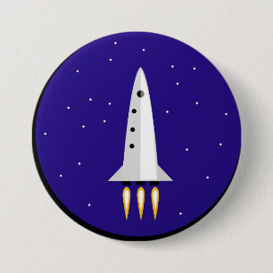 Rocket Science Ronde Button 7,6 Cm