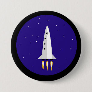 Rocket Science Ronde Button 7,6 Cm