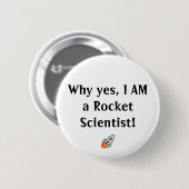 Rocket Scientiest Button (Voorkant /achterkant)