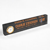 Rocket Scientist aangepaste bureau name bord Naambordje