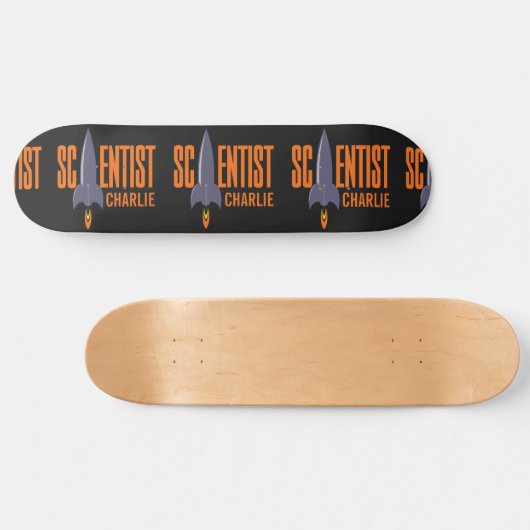 Rocket Scientist aangepaste naam skateboards (Horizontaal)