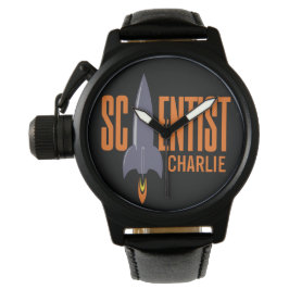 Rocket Scientist aangepaste naamhorloges Horloge