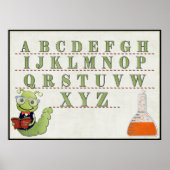 Rocket Scientist ABC HOMESCHOOL-TEACHER Poster (Voorkant)