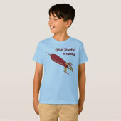 Rocket Scientist in opleiding T-shirt (Voorkant volledig)