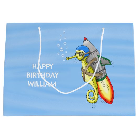 Rocket Seahorse Groot Cadeauzakje (Voorkant)