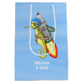 Rocket Seahorse Medium Cadeauzakje (Achterkant)