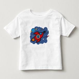 Rocket Ship 1st Birthday Kinder Shirts
