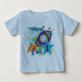 Rocket Ship 1st Birthday Tshirts en cadeaus (Voorkant)