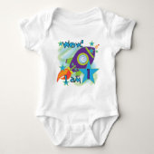 Rocket Ship 1st Birthday Tshirts en cadeaus (Voorkant)