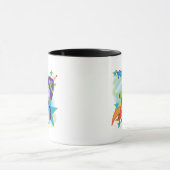 Rocket Ship 1st Birthday Tshirts en cadeaus Mok (Midden)