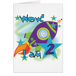 Rocket Ship 2e verjaardag T-shirts en cadeautjes