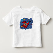 Rocket Ship 5th Birthday Kinder Shirts (Voorkant)