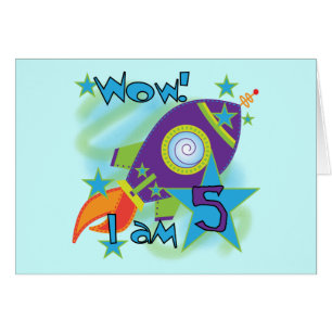 Rocket Ship 5th Birthday T-shirts en cadeautjes