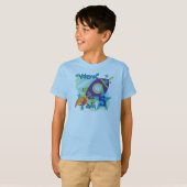 Rocket Ship 5th Birthday T-shirts en cadeautjes (Voorkant volledig)