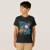 Rocket Ship 5th Birthday T-shirts en cadeautjes (Voorkant volledig)