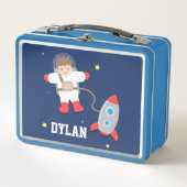 Rocket Ship Buitenruimte Little Astronaut Boy (Voorkant)