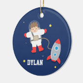 Rocket Ship Buitenruimte Little Astronautys Room Keramisch Ornament (Links)