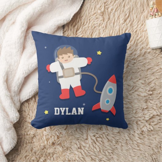 Rocket Ship Buitenruimte Little Astronautys Room Kussen (Deken)