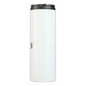 Rocket ship cartoon illustration thermosbeker (Achterkant)