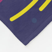 Rocket Ship Fleece Blanket Deken (Hoek)