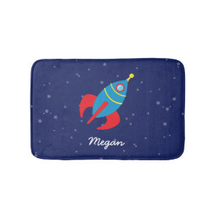 Rocket Ship in Space Badmat