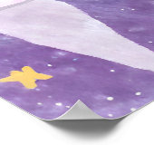 Rocket Ship in Space Poster (Hoek)