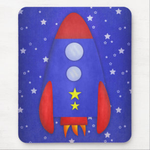 Rocket Ship Mousepad Muismat