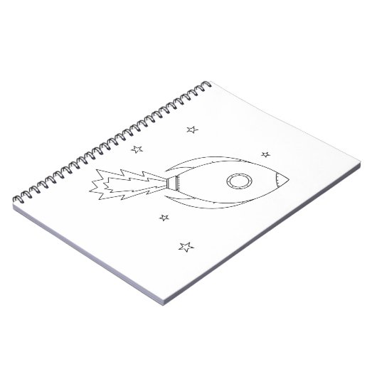 Rocket Ship Notitieboek (Linkerzijde)