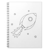 Rocket Ship Notitieboek (Voorkant)