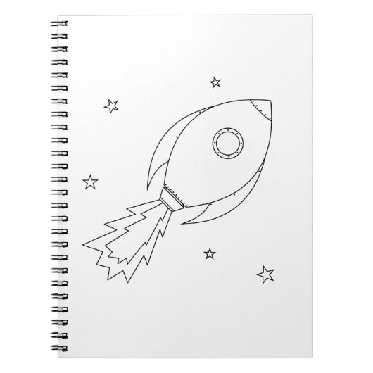 Rocket Ship Notitieboek (Voorkant)