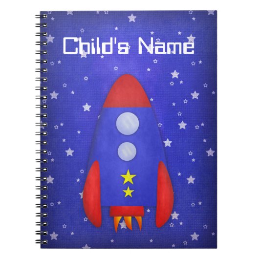 Rocket Ship Notitieboek (Voorkant)