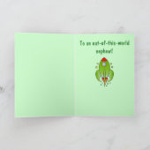 Rocket Ship Out-of-this-World Nephew Kaart (Binnen)