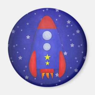 Rocket Ship Party Favor Magneet