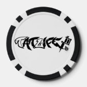 Rocket Ship Poker Chips (Achterkant)