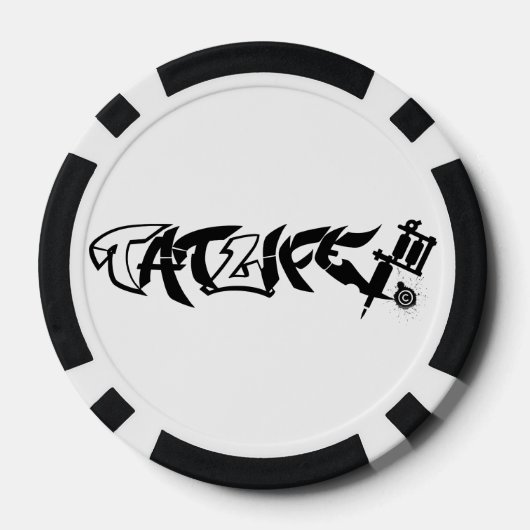 Rocket Ship Poker Chips (Achterkant)