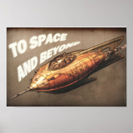 Rocket Ship Poster